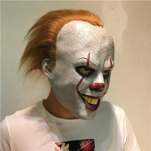 真面具万圣节唬人头套吓朋友女友搞怪面具电视剧电影节目演出道具