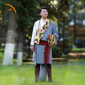 精品男士藏袍藏服55号特码02199藏袍(不含衬衣)
