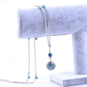 肚皮舞腰链长款脐钉链穿刺欧美纯银色性感个性腰环链肚皮腰饰流苏