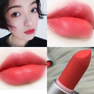 正品现货mac魅可磨砂子弹头雾面哑光口红308mandarin o西柚初恋色