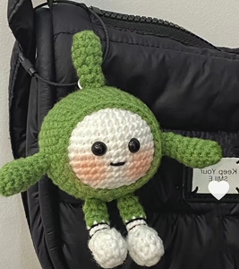 手工diy卡通蛋仔派对编织材料包自制毛线钩织蛋蛋公仔挂件送女友