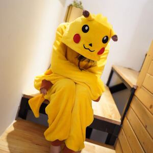 皮卡丘卡通成人款睡衣秋冬季动物连体个性潮搞怪情侣款可爱