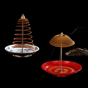 点香盘香托架檀香架子托24小时香薰支架托盘不锈钢可伸缩创意家用