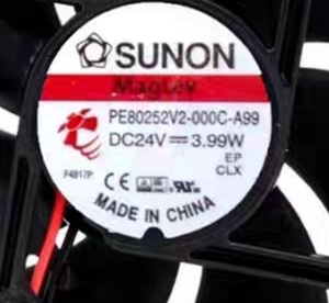 PE80252V2-000C-A99 建准SUNON 24v 8025 3.99W 8CM 磁浮变频风扇