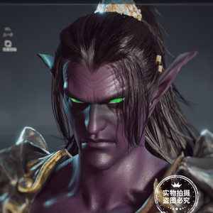 永劫无间捏脸 naraka 适用于火男【季沧海】怒风伊利丹