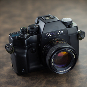 二手contax/康泰时rx 雅西卡50mm1.4全自动胶片胶卷单反相机套机