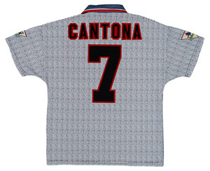 1995-96曼联 客场 7号Cantona短袖球衣Umbro UM  代购无吊牌