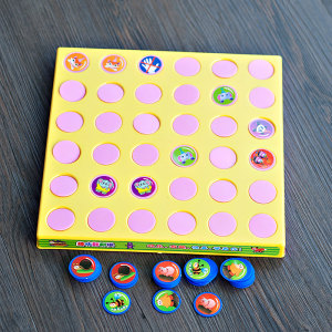 趣味翻翻棋儿童亲子互动找图桌游益智棋记忆力专注力训练家庭玩具