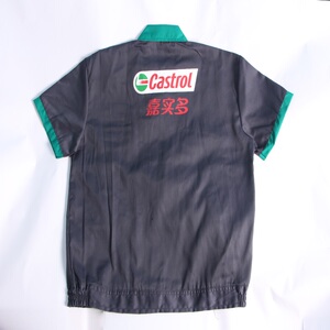 厂家直销嘉实多机油工作服夏季短袖套装 汽修站美孚壳牌机油配套