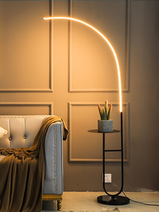 简约现代个性茶几客厅落地灯北欧ins风卧室床头创意极简立式台灯