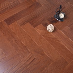 南美龙凤檀二翅豆原木纯实木地板 人字拼黑胡桃色 锁扣耐地热地暖