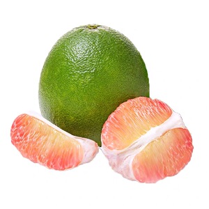 越南青皮红心柚子 泰国翡翠青柚新鲜孕妇水果红肉蜜柚2个大果