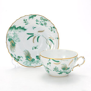 意大利RichardGinori金多西亚陶瓷茶杯咖啡杯配碟茶具3色选蓝绿红