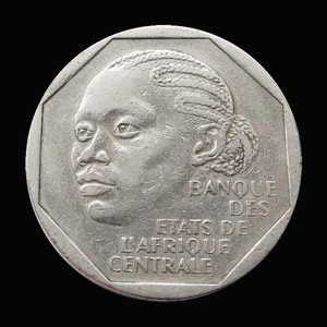 【41023】加蓬1985年500法郎 30mm 外国硬币 保真钱币 包平邮