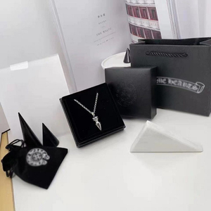 全四件套ch适合克罗心珠宝首饰包装盒戒指盒吊坠项链盒子专用礼盒
