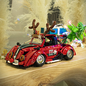 乐高保时捷moc宽体低趴改装高难度成年拼装积木玩具汽车男孩模型