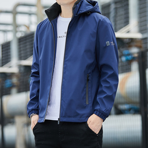 官方网店铺男装yishion/以纯外套男士春秋季夹克2021夏款休闲连帽