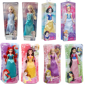孩之宝 迪士尼公主璀璨系列白雪公主 爱丽儿艾莎人偶娃娃女孩玩具