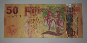 斐济2012年版50元流通品-161