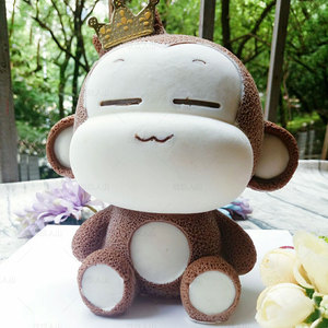 3d卡通悠嘻猴慕斯蛋糕模具冰激凌硅胶模具猴子嘻哈猴牛油火锅模具