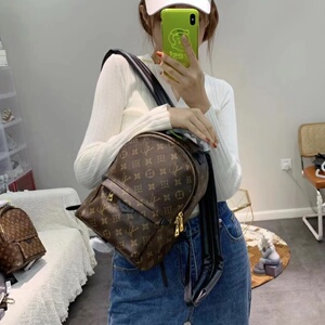 (国内现货)lv路易威登老花小号pm双肩包女士小书包背包m44871