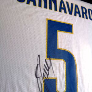 卡纳瓦罗 亲笔签名球衣 5号 亲笔签名 球衣 足球服