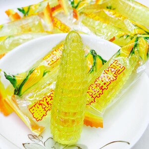 酒店桑拿技师用品沐浴按摩情趣调情尖头玉米糖软糖加长5斤装水晶