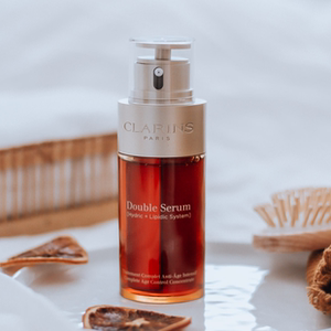 法国版clarins娇韵诗双萃精华焕活黄金双瓶75ml不油腻