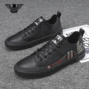 fa男鞋意大利阿玛尼实业发展有限公司网红潮流板鞋百搭白鞋休闲鞋