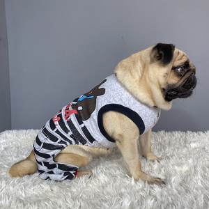 巴哥四脚衣服秋冬四脚衣泰迪比熊雪纳瑞法国斗牛犬狗狗四脚衣服春