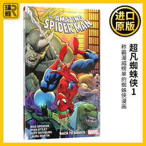 英文原版 Amazing Spider Man by Nick Spencer Vol 1 漫威漫画 超凡蜘蛛侠1 英文版 Nick Spencer  Ryan Ottley 进口英语原版书籍