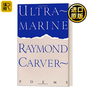 英文原版 Ultramarine: Poems 海青色:诗集 Raymond Carver雷蒙德·卡佛 英文版 进口英语原版书籍