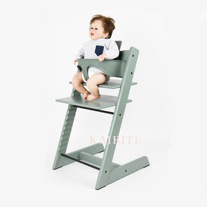 成长椅祖国版儿童宝宝餐椅吃饭座椅实木学习椅可调档餐桌椅平替st