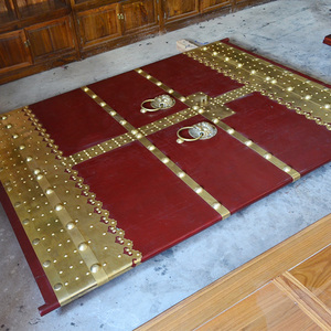 实木大门寺庙庭院双开中式别墅木质乡村古宅进户酒店会所四合院门