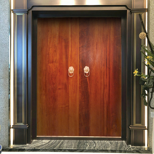 实木大门仿古老榆木门庭院别墅门寺庙乡村宗祠中式四合院祖屋木门