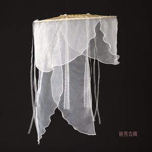 挽秀古风斗笠幕帘遮容帷幕帽子片汉服配件古装cos日常防晒仙女男