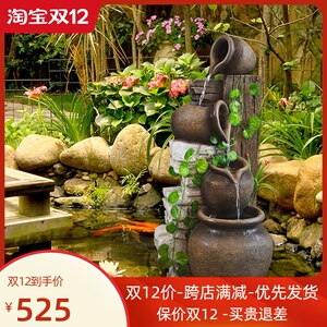 家装,建材 景观工程 石雕 流水瓦罐