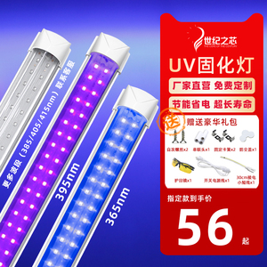 led紫外线UV固化灯无影胶光学感光油油墨晒版365/395nm紫外线灯