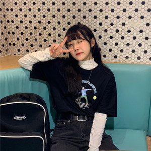 怪味少女上衣宽松