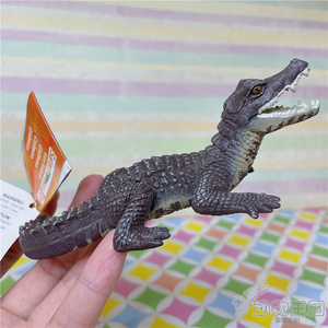 safari 凯门鳄 鳄鱼仿真动物模型早教儿童玩具摆件原封包装100238