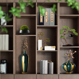 新中式家里装饰摆件办公室好物中国风客厅玄关电视柜书柜软装饰品