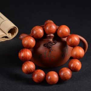 厂家直销 巴西红花梨红檀小叶红檀手串2.0 1.8 佛珠厂家