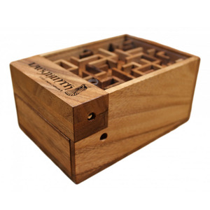 creative crafthouse迷宫机关盒labyrinth box木质益智滚珠puzzle