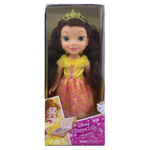 美女与野兽长发梳头贝儿公主娃娃toddler belle玩家儿童玩具228