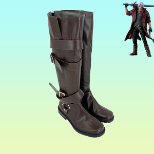 鬼泣五但丁cos鞋定做动漫游戏人物cosplay表演鞋靴子来图还原定制