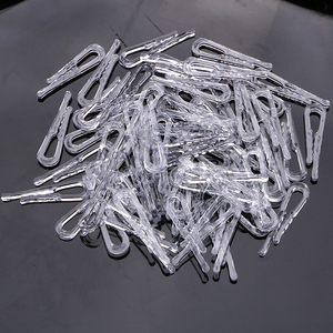 衬衣夹 衬衫夹子 大号透明 环保服装夹子 卡片夹 5厘米 500装/包