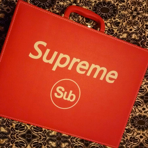 经典红色潮牌supreme高档麻将潮人聚会麻友娱乐sup麻将送人礼物