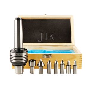 进口回旋车床顶针莫氏柄固定活动回转顶尖mt2-3-4-5号套装可换头