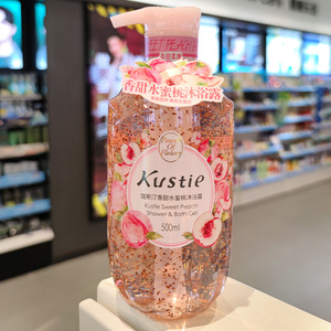 屈臣氏正品蔻斯汀沐浴露水蜜桃网红持久留香润肤香水果酸沐浴乳女