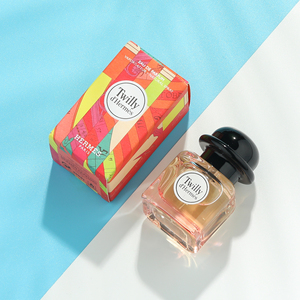 hermes爱马仕twilly丝巾女士香水小样丝意粉红椒香版白盖生姜花